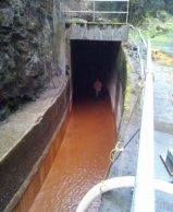 Walking on the dam