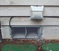 Foundation Vent Repair with Fan Vent Cover